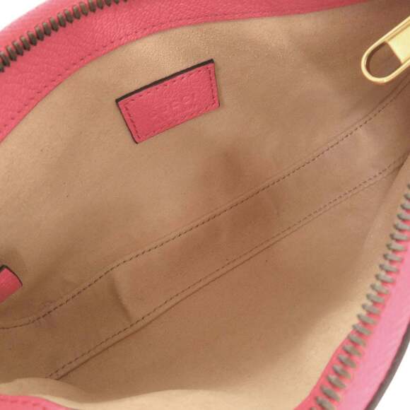 GUCCI Authentic Pink Leather Shoulder Bag - Picture 7 of 10